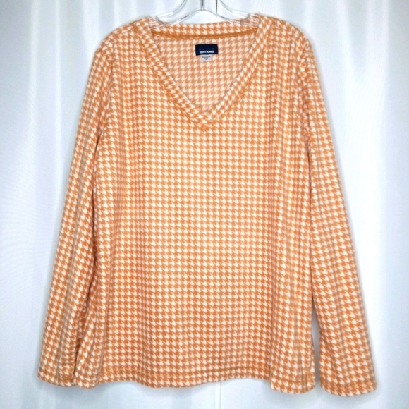 BASIC EDITIONS Fleece Sweater - Picture 1 of 6